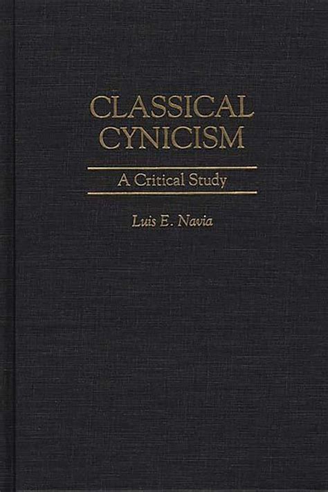 Classical Cynicism A Critical Study Reader