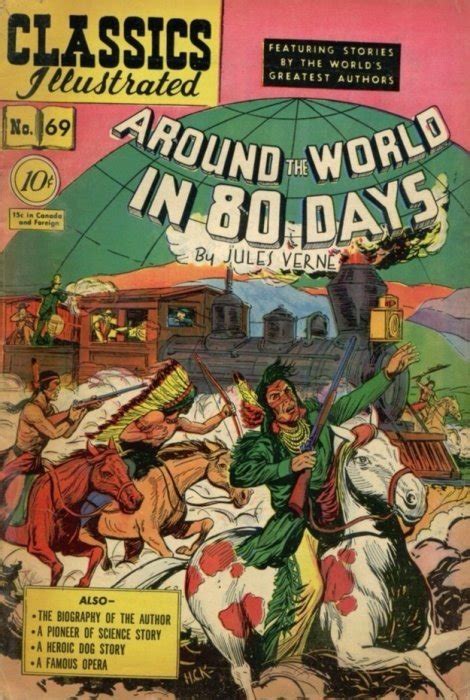 Classics Illustrated Around the World in 80 Days 69 Kindle Editon