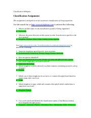 Classification System Webquest Answers Epub