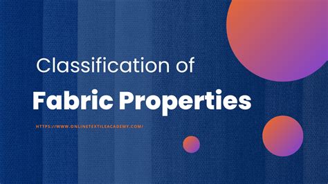 Classification and Properties