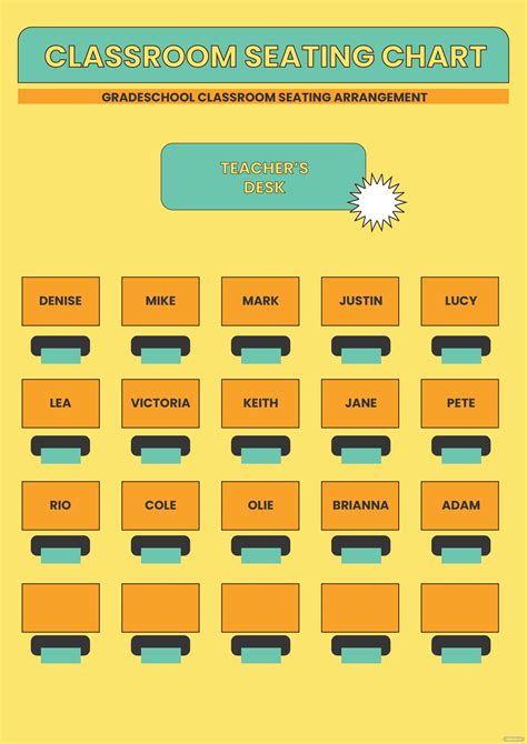 Classroom Design Template Free