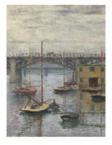 Claude Monet Bridge at Argenteuil on a Gray Day Decorative Notebook Journal 85 x 11  Kindle Editon