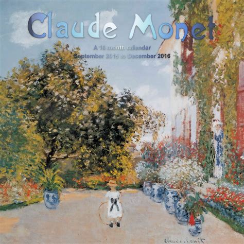 Claude Monet Calendar 2016 Wall calendars Art Calendar Monthly Wall Calendar by Magnum Reader