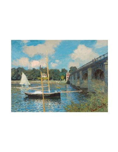 Claude Monet The Bridge at Argenteuil Notebook Decorative Notebook 70 Sheet  Doc