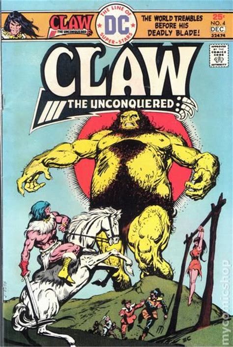 Claw the Unconquered No 4 Dec 1975 The World Trembles before his deadly Blade Vol 1 Kindle Editon