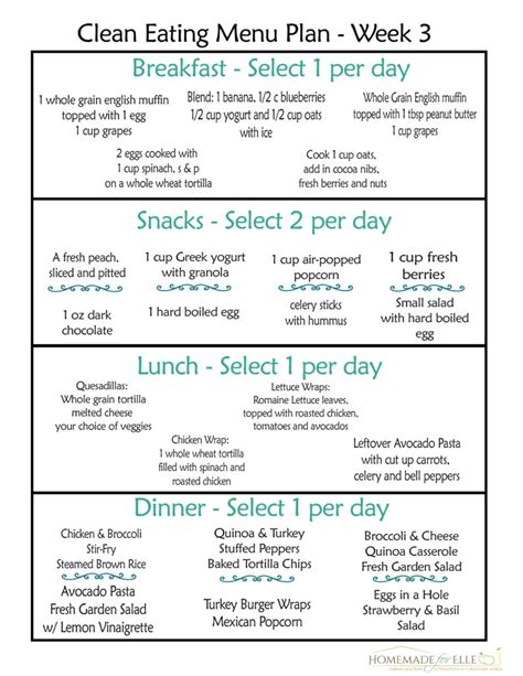 Clean Eating 28-Day Plan A Healthy Cookbook and 4-Week Plan for Eating Clean Reader