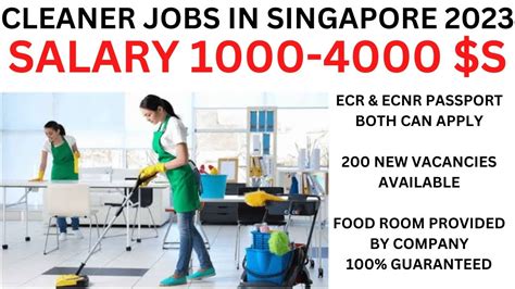 Cleaner Job in Singapore: Top 10,000 Cleaning Opportunities