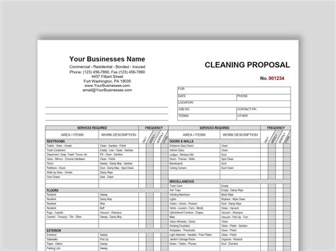 Cleaning Company Proposal Template
