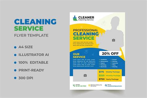 Cleaning Leaflet Template