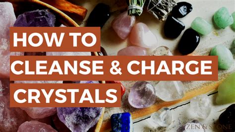 Cleanse and charge the stone: