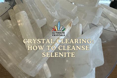 Cleanse the selenite: