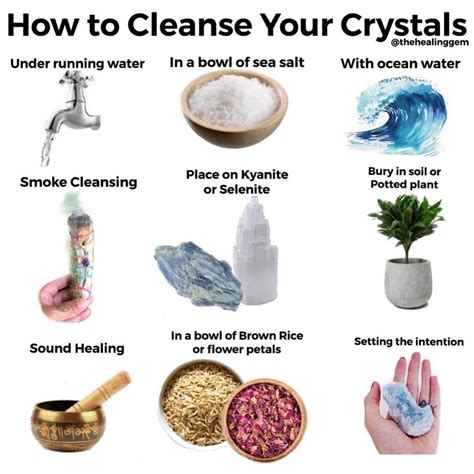 Cleanse the stone: