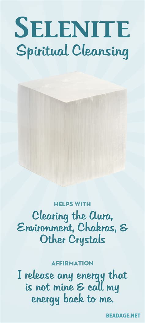 Cleanse your selenite regularly: