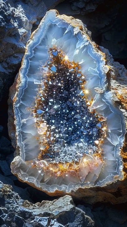 Clear Agate Geode: A Window into the Earth's Inner Beauty