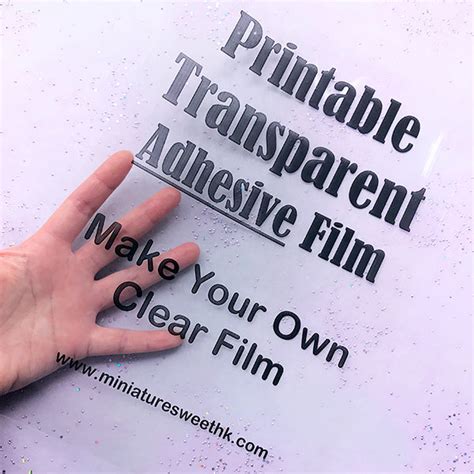 Clear Printable Film