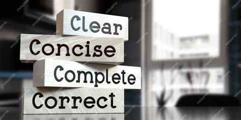 Clear and Concise Explanations: