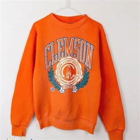 Clemson Sweatshirt Vintage: A Timeless Classic for College Football Enthusiasts