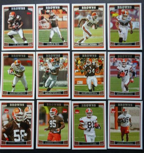 Cleveland Browns football cards