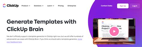 ClickUp AI Template Generator: Streamline Productivity with 47 Templates