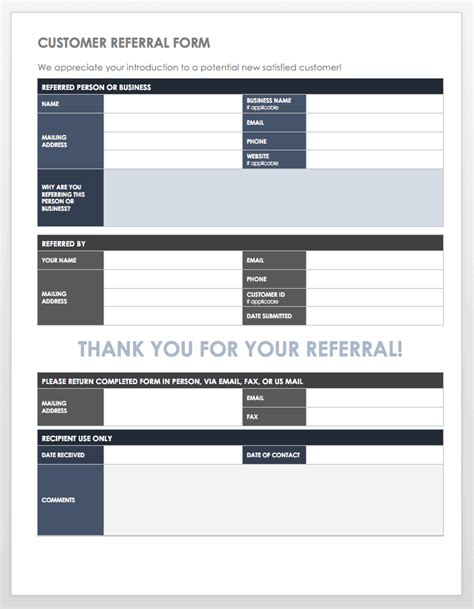 Client Referral Template