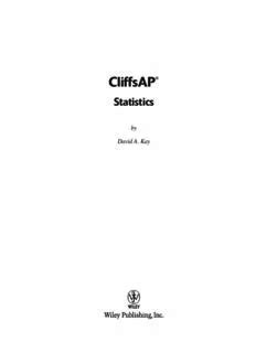 CliffsAP Statistics Ebook Epub