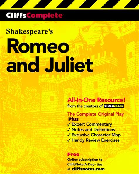 CliffsComplete Romeo and Juliet Reader