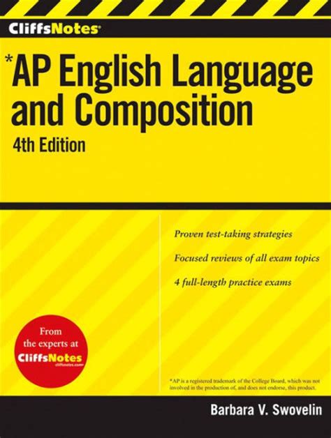 CliffsNotes AP English Language and Composition 4th Edition Cliffs AP Doc