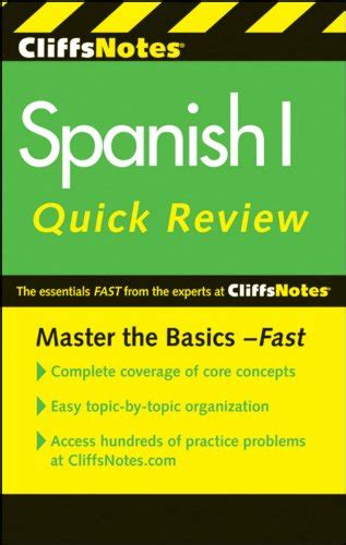 CliffsNotes Spanish I Quick Review 2nd Edition Cliffs Quick Review Paperback Doc