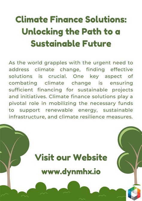 Climate Finance Solutions: Empowering a Sustainable Future