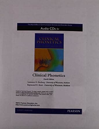 Clinical Phonetics with Audio CD 3rd Edition Reader