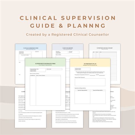 Clinical Supervision Notes Template