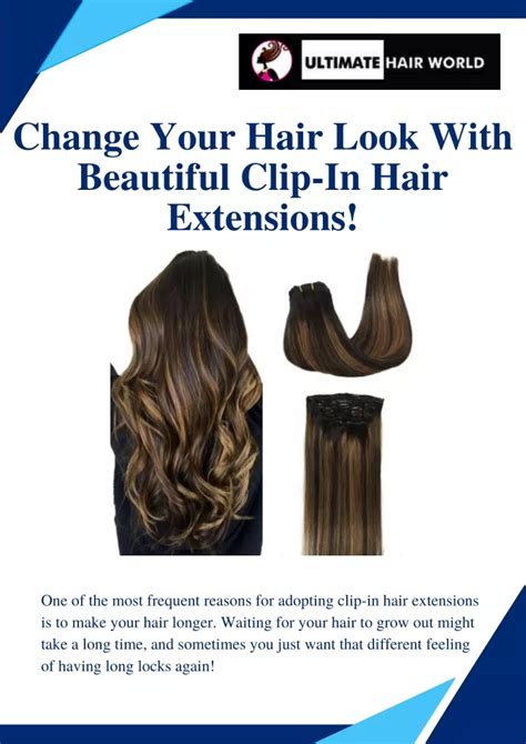 Clip-In Extensions: Transform Your Hair with Endless Possibilities