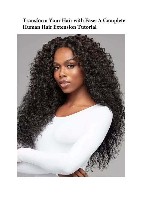 Clip-In Human Hair Extensions: Transform Your Hair with Ease