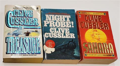 Clive Cussler Gift Set Treasure Night Probe Sahara Dirk Pitt Adventure Epub