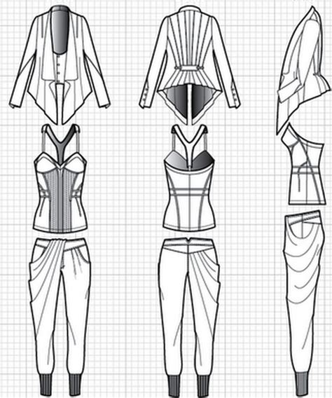 Clothing Design Sketch Templates