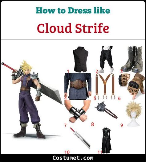 Cloud Strife Dress: A Guide to Wearing the Iconic Final Fantasy Costume