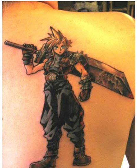 Cloud Strife Tattoos: A Symbol of Hope, Strength, and Defiance