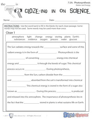 Cloze Ing In On Science Answers 2013 Kindle Editon