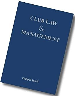 Club Law and Management for Private Members Clubs PDF