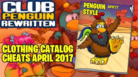 Club Penguin Catalog Cheats April 2017