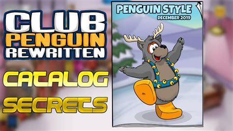 Club Penguin Rewritten Catalog December 2019