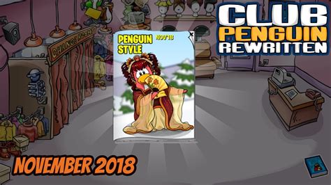 Club Penguin Rewritten Catalog Secrets November 2018
