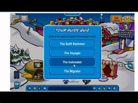 Club Penguin Tour Answers Doc