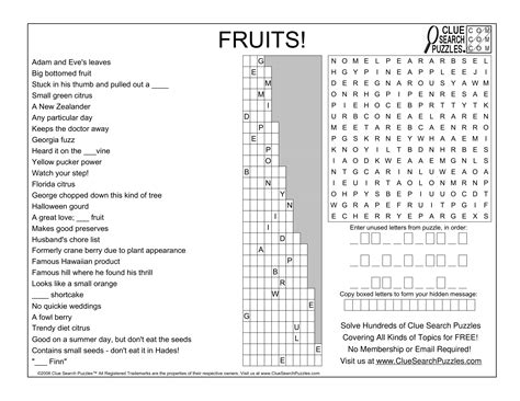 Clue Search Puzzles Fruits Answers Kindle Editon