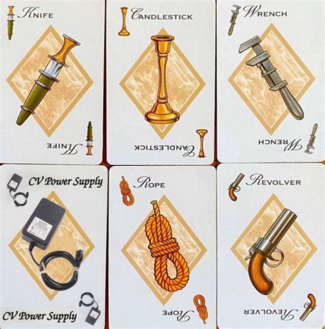 Cluedo's 6 Murder Weapons: A Comprehensive Examination