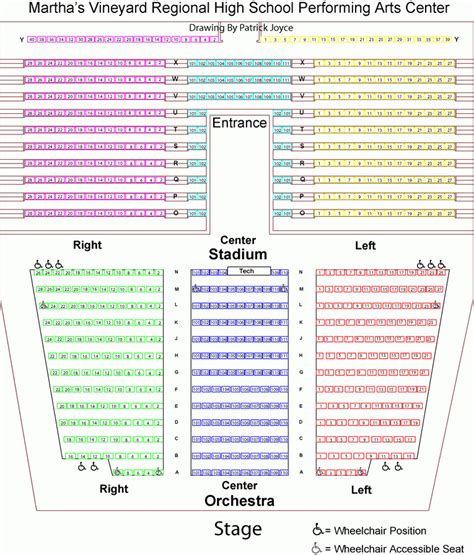 Cm Performing Arts Center Seating Chart
