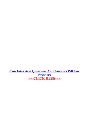 Cms Interview Questions And Answers Reader