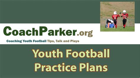 Coach Parker 2008 Youth Football Practice Plans Ebook PDF