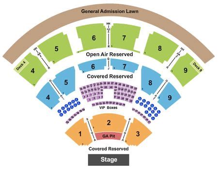 Coastal Music Park Seating Chart