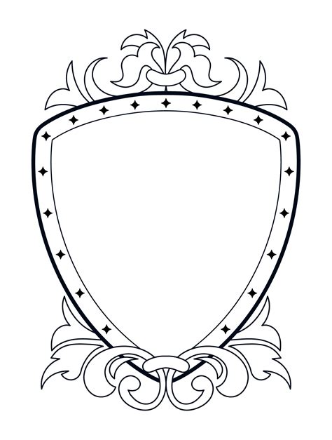 Coat Of Arms Shield Template